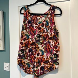 Merona - paisley tank blouse